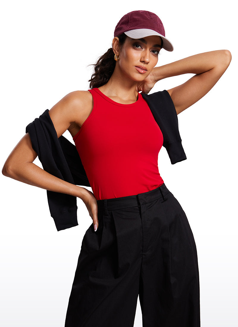 Butterluxe Hip Length Racerback Tank