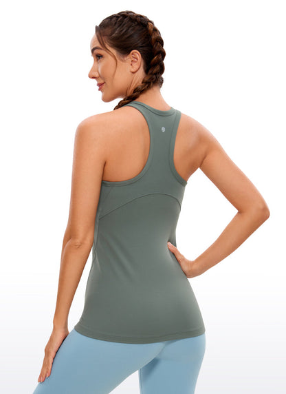 Butterluxe Hip Length Racerback Tank