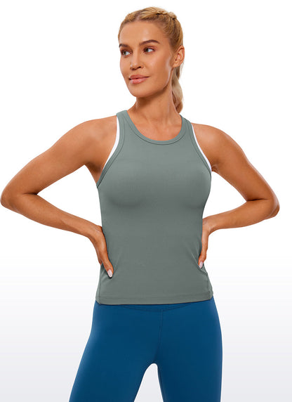 Butterluxe Waist Length  Racerback Tank