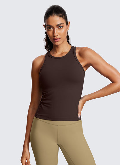Butterluxe Waist Length  Racerback Tank