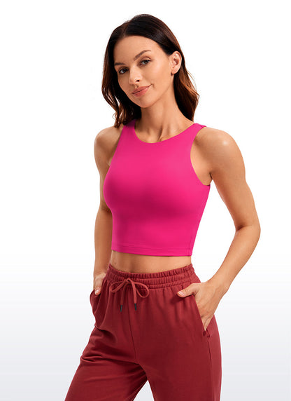 Butterluxe Cropped Wide Back Tank