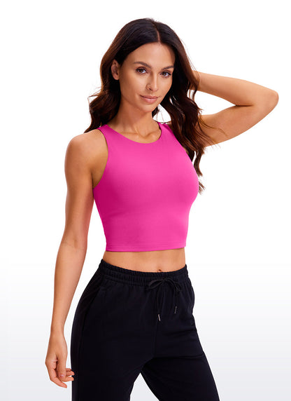 Butterluxe Cropped Wide Back Tank