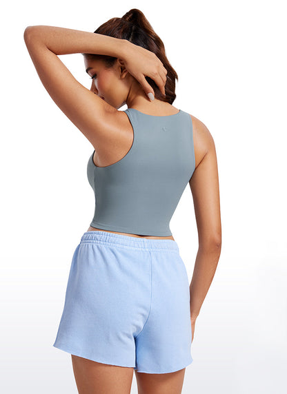 Butterluxe Cropped Wide Back Tank