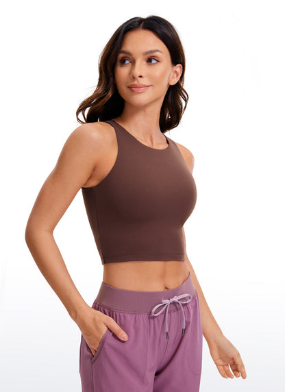 Butterluxe Cropped Wide Back Tank