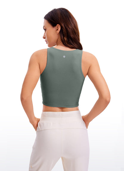Butterluxe Cropped Wide Back Tank