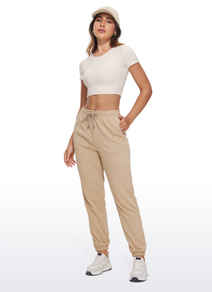 Butterluxe Double Lined Cropped Short Sleeve