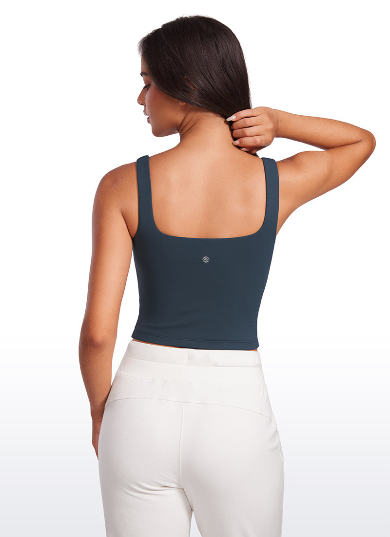 Butterluxe Double Lined Square Neck Tank