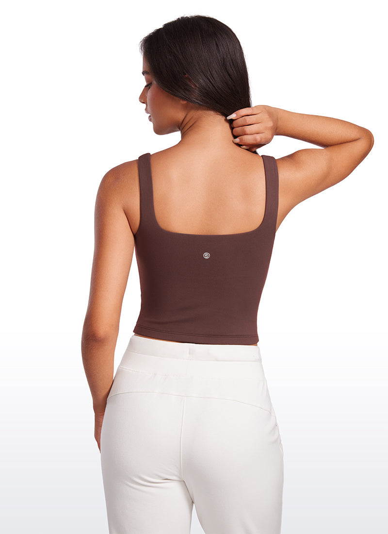 Butterluxe Double Lined Square Neck Tank