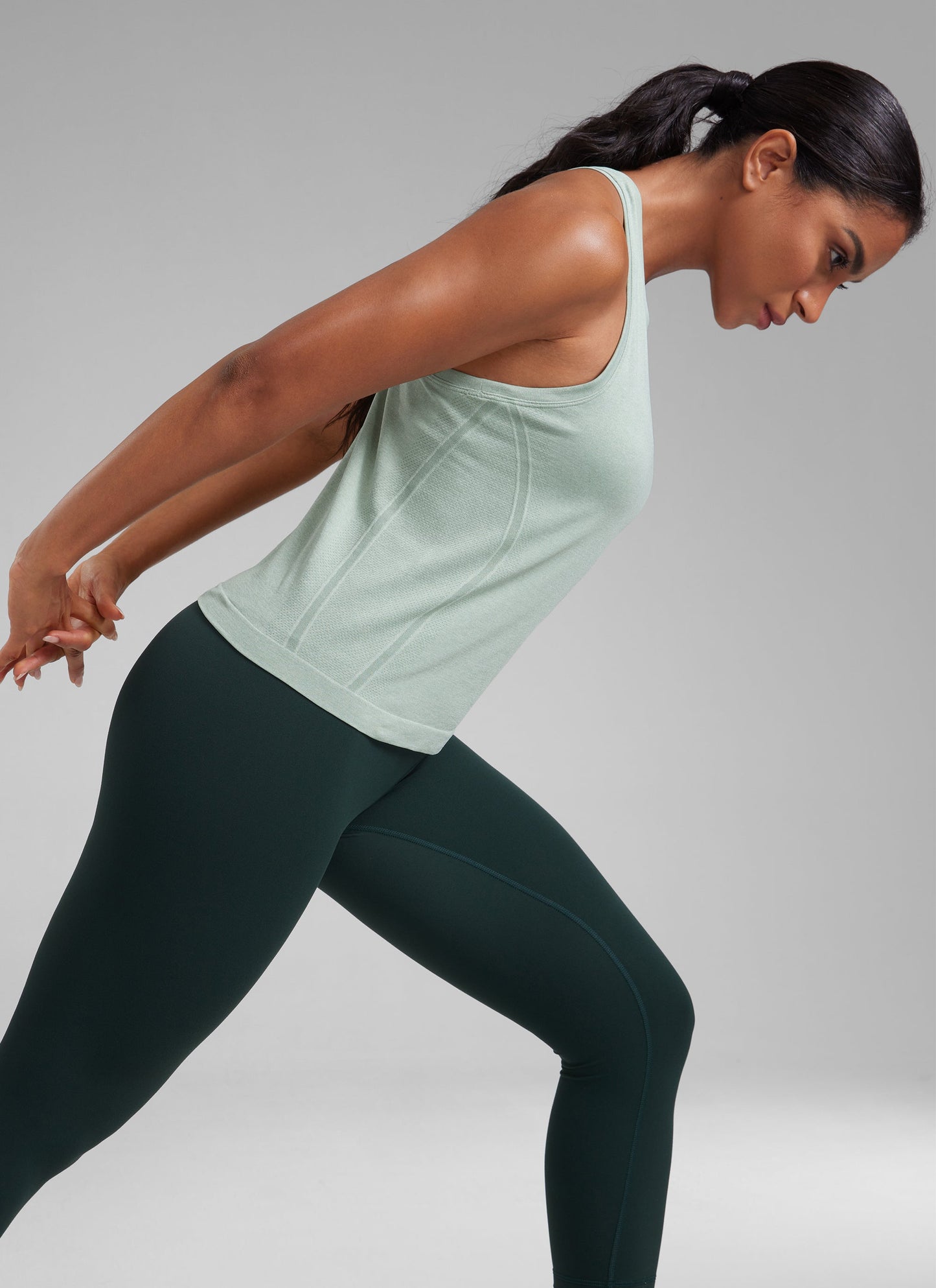 Seamless Crewneck Racerback Tank