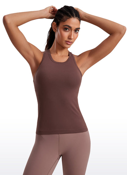 Seamless Crewneck Racerback Tank