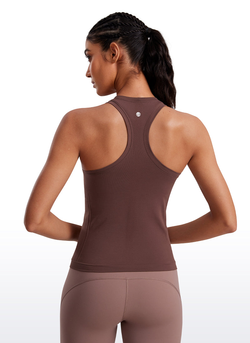 Seamless Crewneck Racerback Tank
