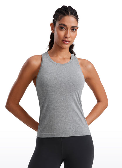 Seamless Crewneck Racerback Tank