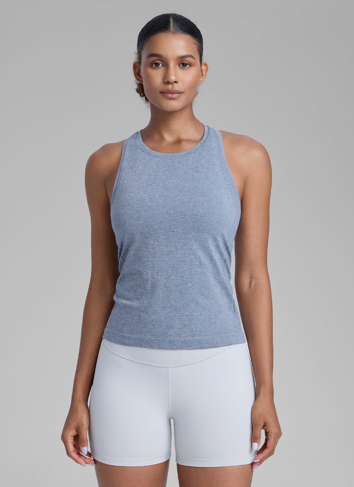 Seamless Crewneck Racerback Tank