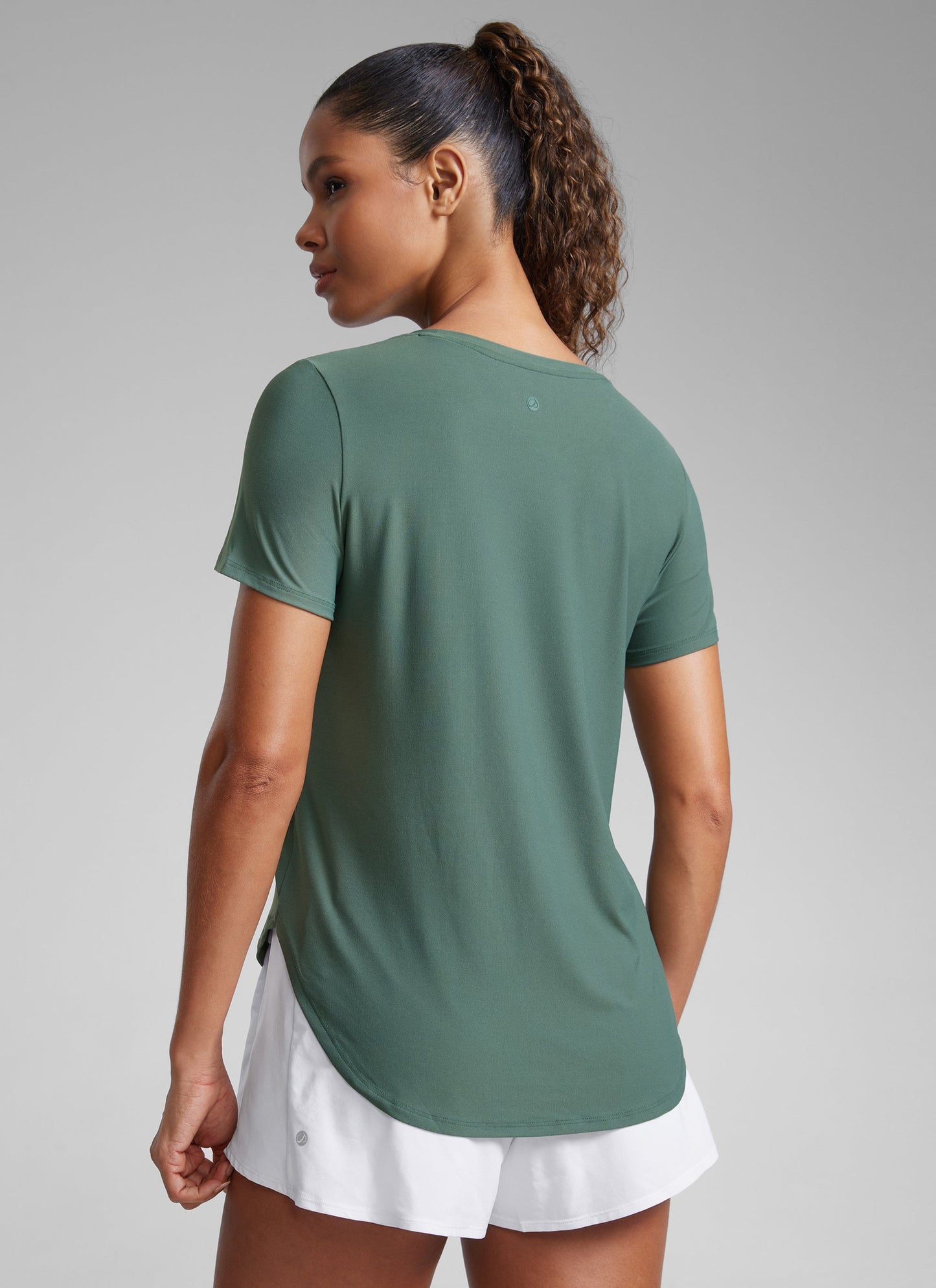 Cloudweight Crewneck Side Slit Short Sleeve