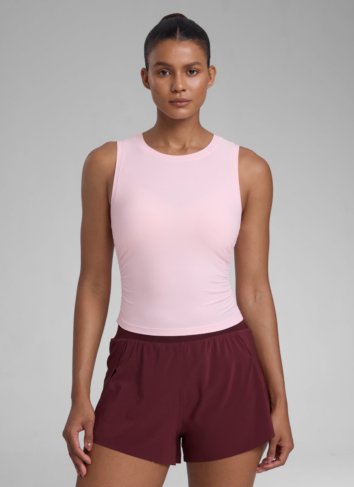 Cloudweight High Neck Ruched Tank
