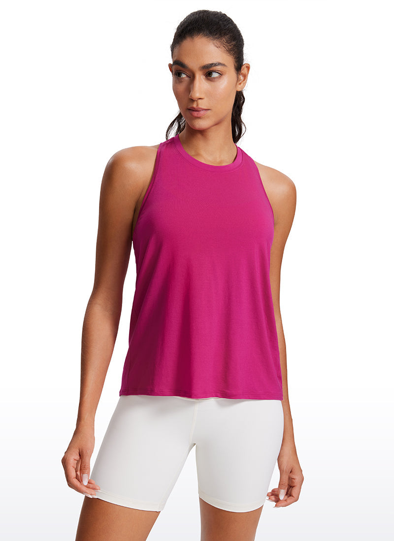 Racerback Casual Sleeveless Tank