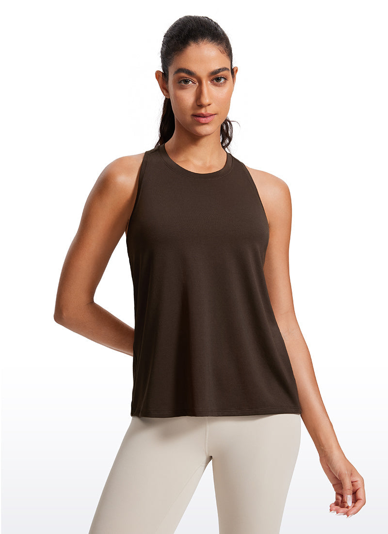 Racerback Casual Sleeveless Tank