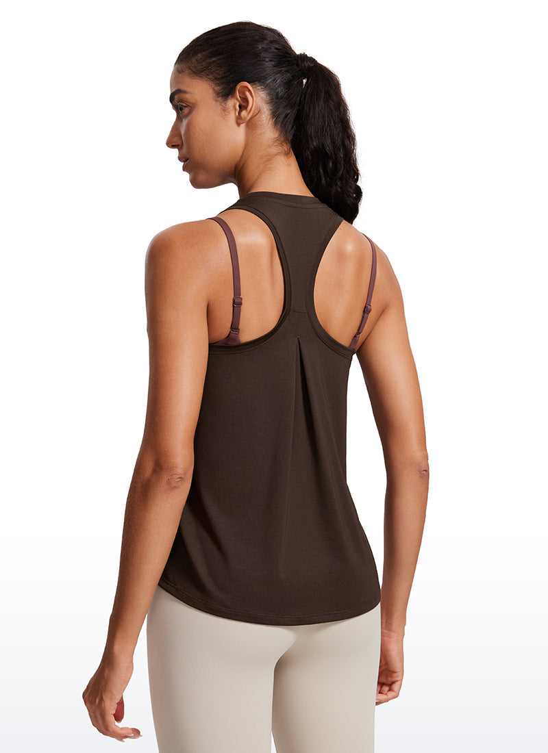 Racerback Casual Sleeveless Tank