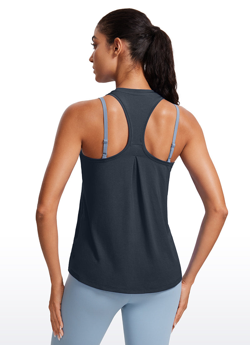 Racerback Casual Sleeveless Tank