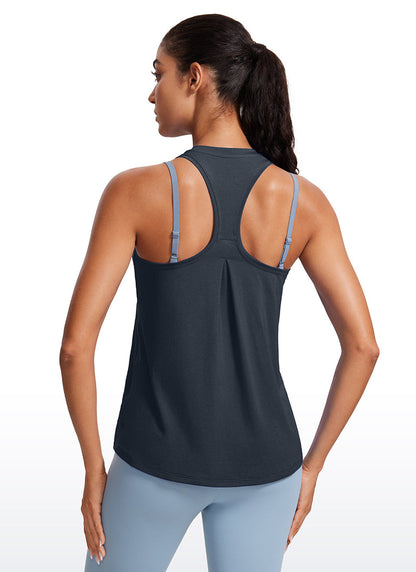Racerback Casual Sleeveless Tank
