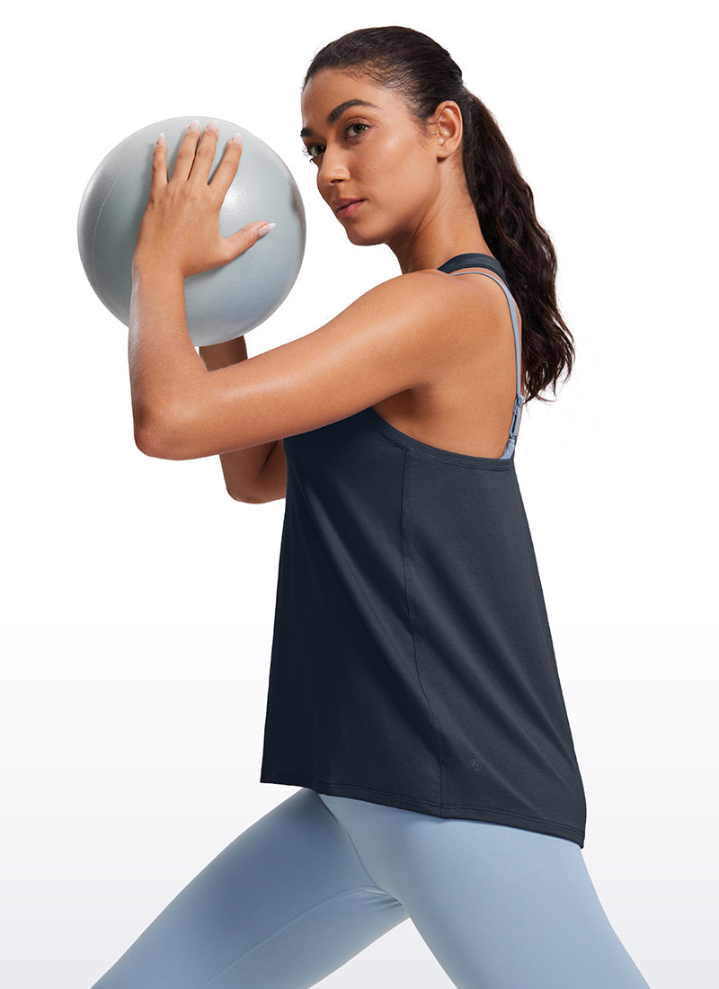 Racerback Casual Sleeveless Tank