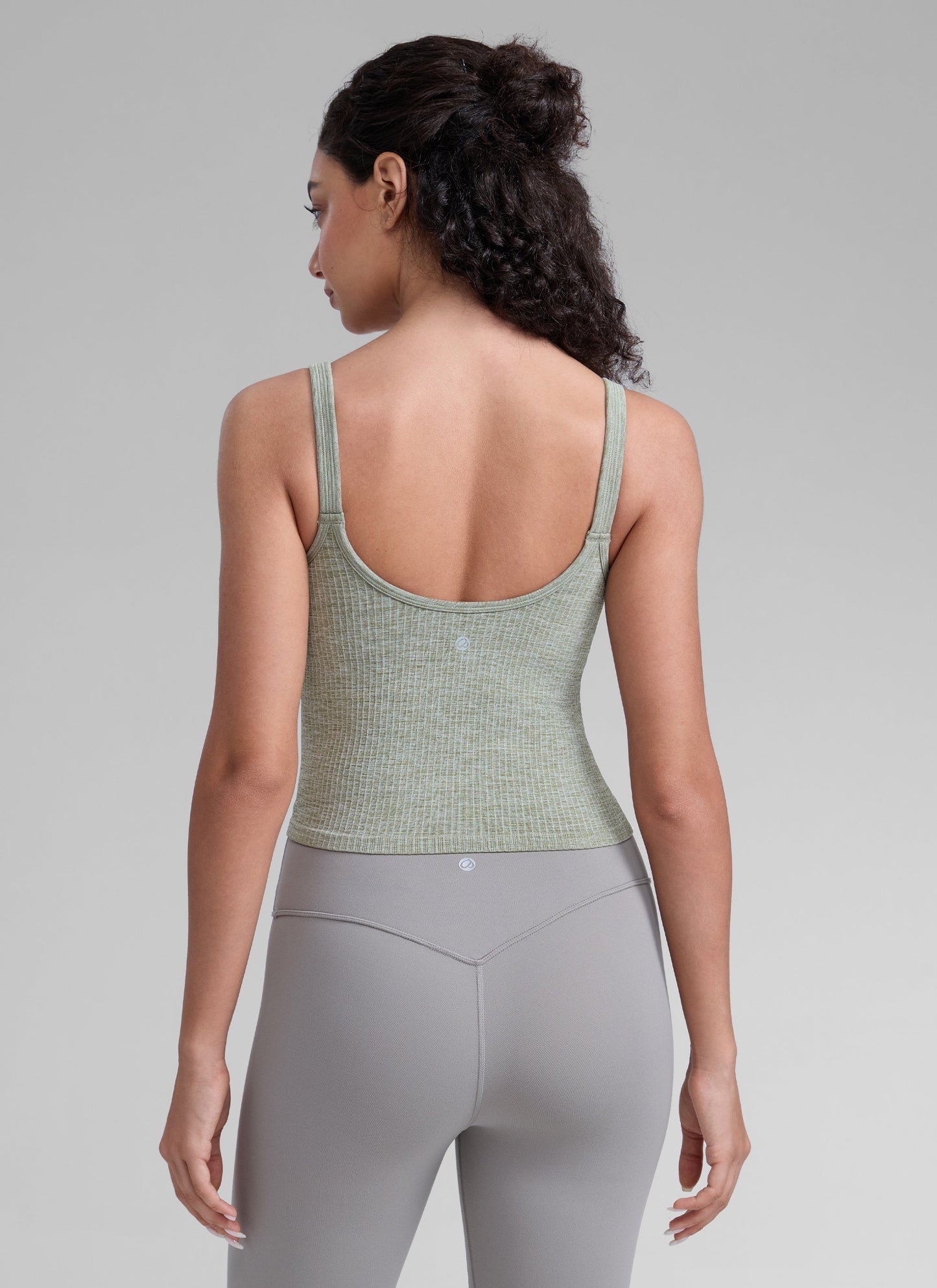 Seamless Open Back Yoga Sports Bra