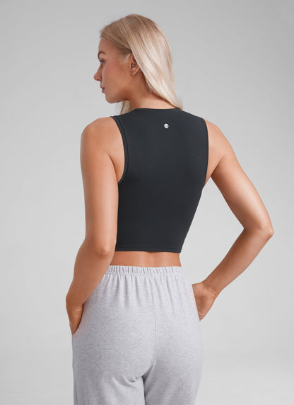 Butterluxe Soft Double Lined High Neck Tank