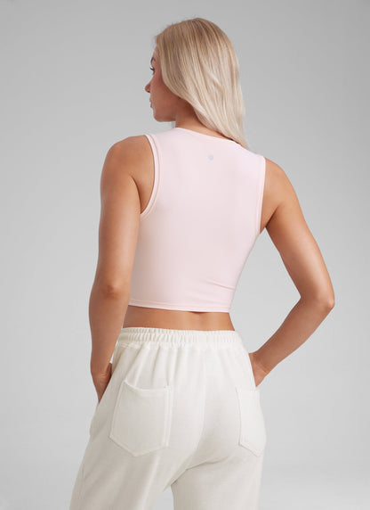 Butterluxe Soft Double Lined High Neck Tank