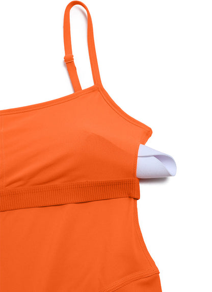 Butterluxe Thin Strap Short Bodysuit 4''