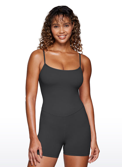 Butterluxe Thin Strap Short Bodysuit 4''