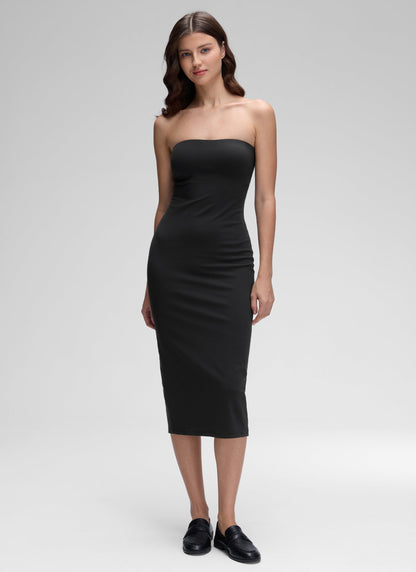 Butterluxe Strapless Bodycon Midi Dress
