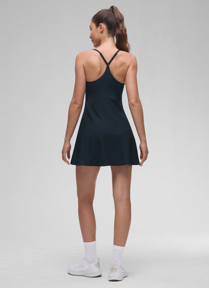 Feathery-Fit Stretchy Built in Bra Pocket Dress