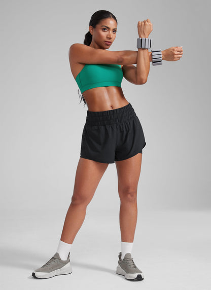 Feathery-Fit Soft  2 in 1 High Rise Short 3''