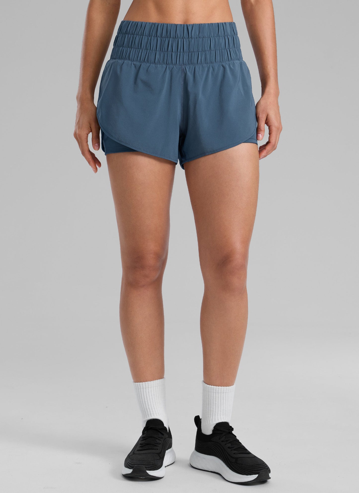 Feathery-Fit Soft  2 in 1 High Rise Short 3''