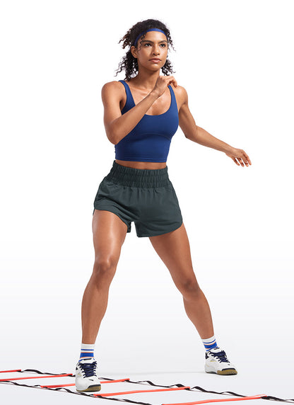 Feathery-Fit Soft Pocket High Rise Short 3''