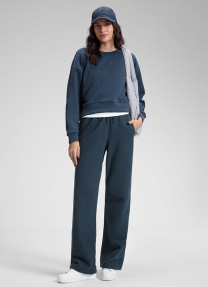 Fleece Lined Straight Leg Sweatpant 30''
