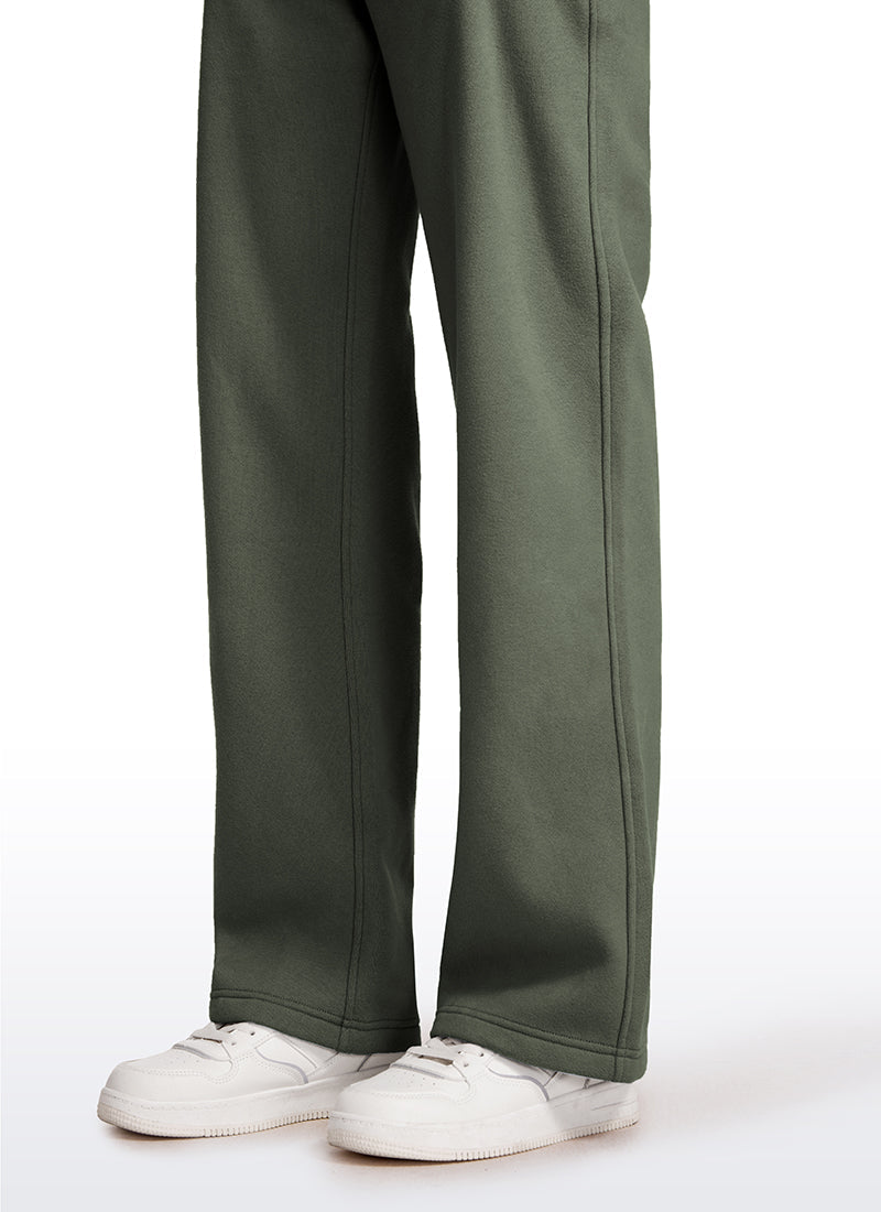 Fleece Lined Straight Leg Sweatpant 30''
