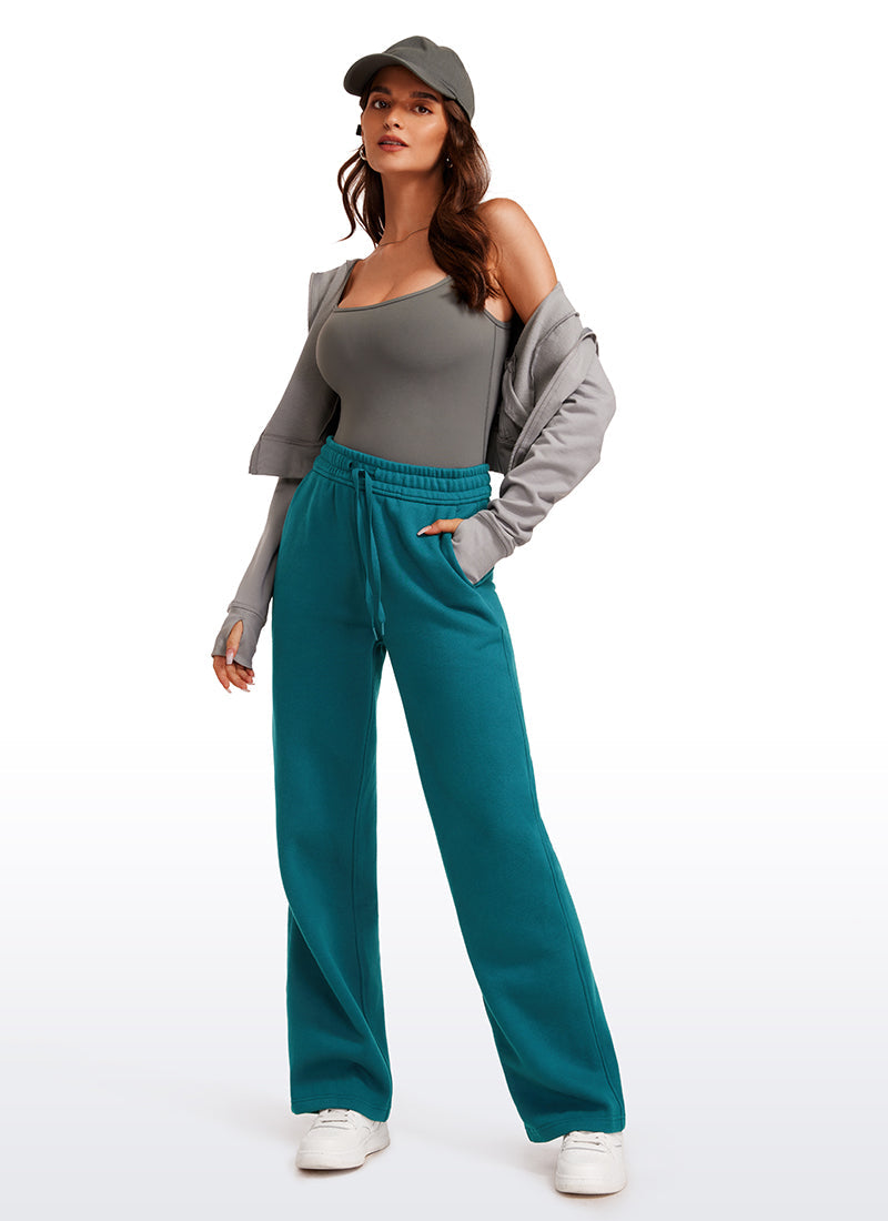 Fleece Lined Straight Leg Sweatpant 30''