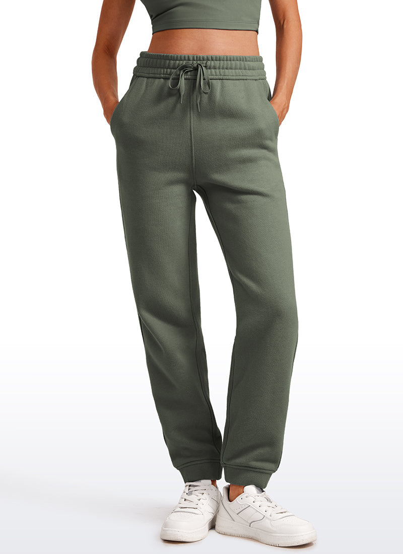 Fleece Lined High Rise Sweatpant 28''