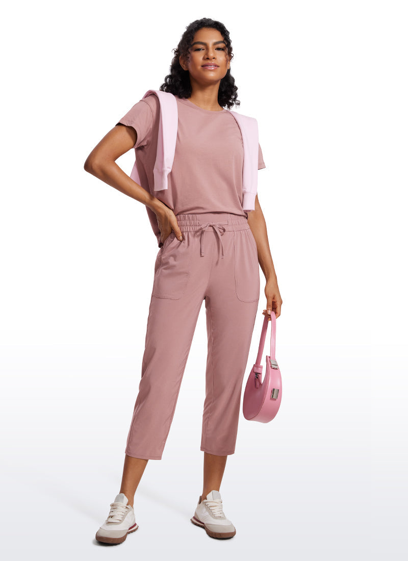 Feathery-Fit Soft Crop Pocket Pant 23''