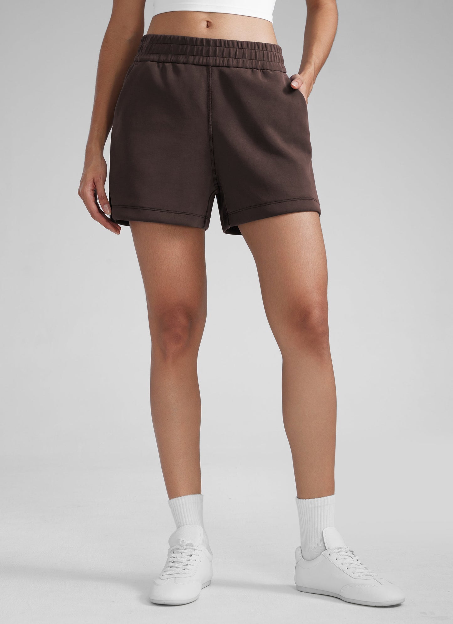 SoftAura Drawstring Pocket Sweat Short 4”