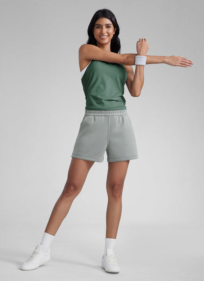 SoftAura Drawstring Pocket Sweat Short 4”