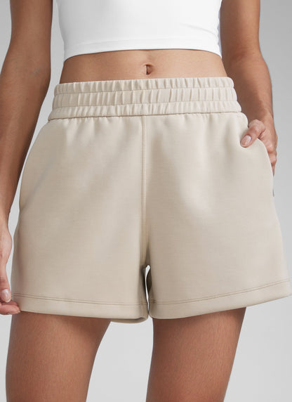 SoftAura Drawstring Pocket Sweat Short 4”