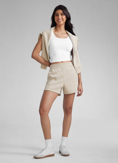 SoftAura Drawstring Pocket Sweat Short 4”