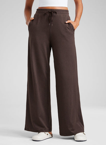 Cloud Jersey Wide Leg Sweatpant 30”