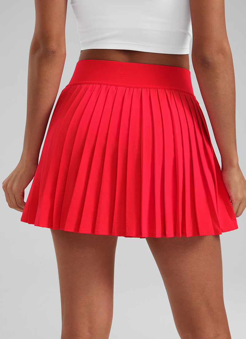 Feathery-Fit Soft High Rise Pleated Skirt 14''