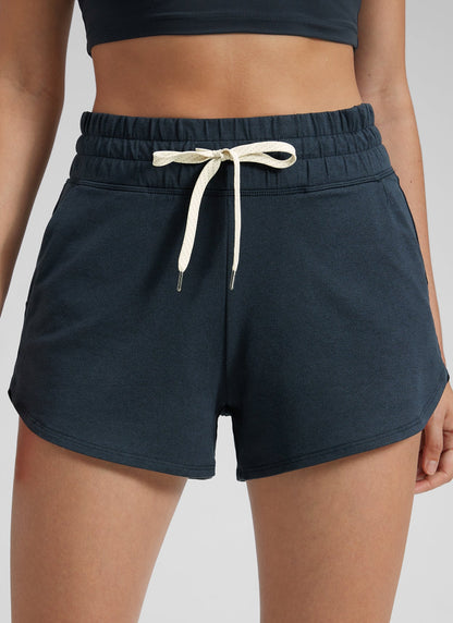 Cloud Jersey High Rise Dolphin Sweat Short 3''