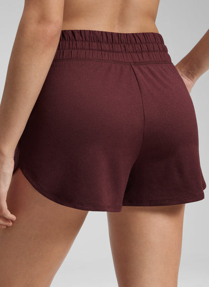 Cloud Jersey High Rise Dolphin Sweat Short 3''