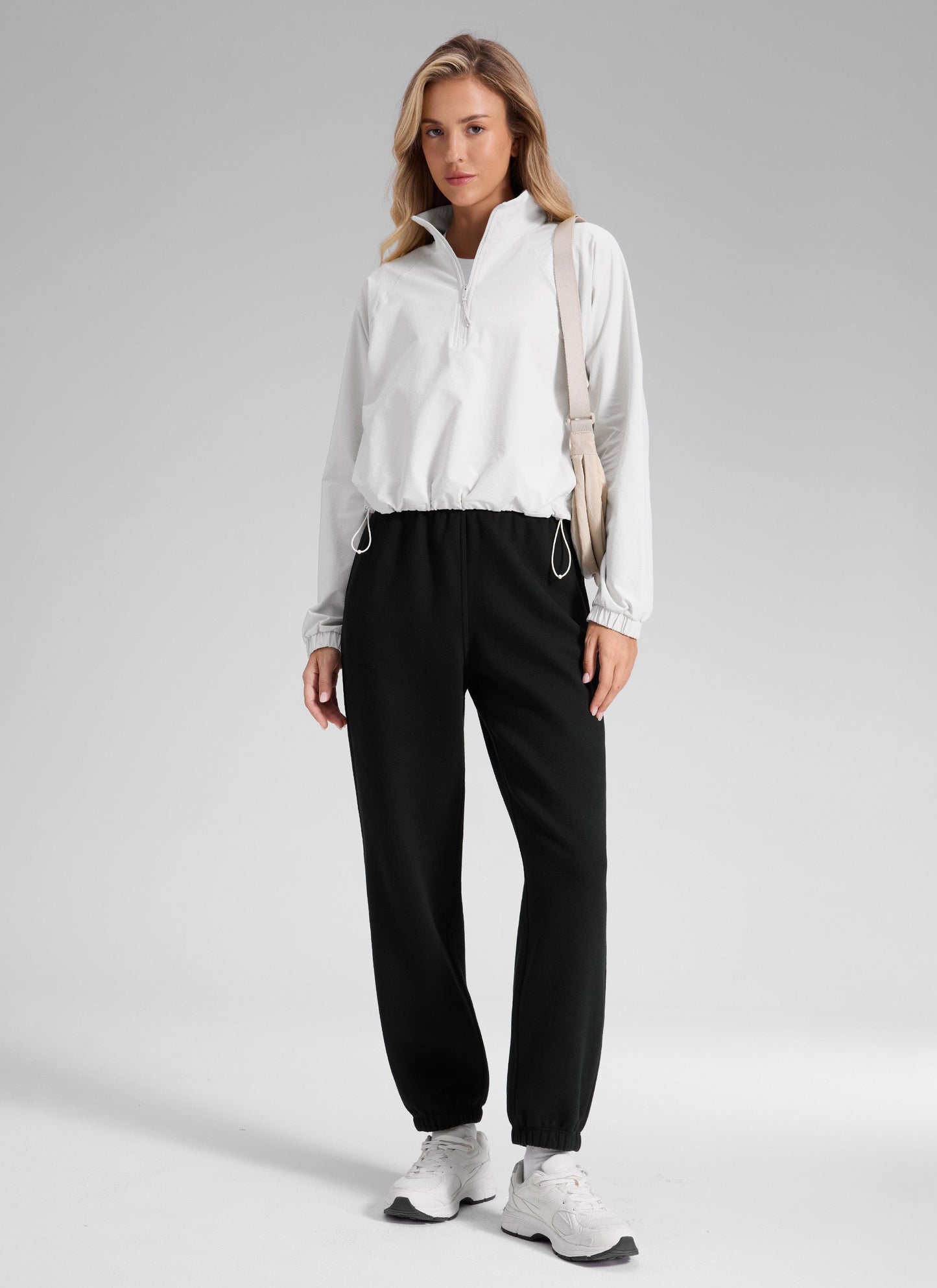 Fleece Lined High Rise Jogger Sweatpant 28''