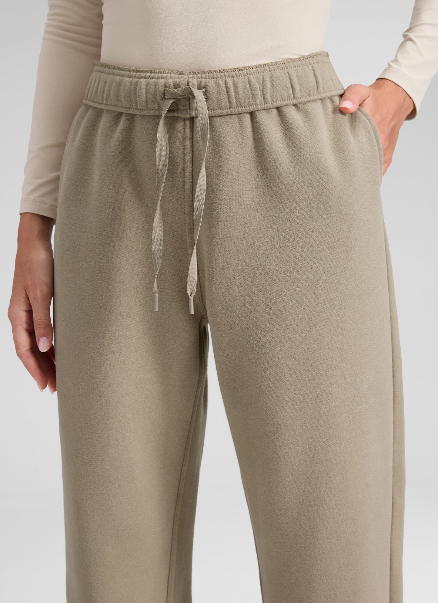 Fleece Lined High Rise Jogger Sweatpant 28''